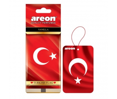 X Serisi Türk Bayrağı Vanilla Oto Araç Kokusu